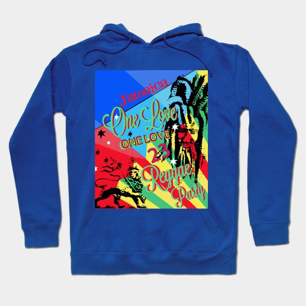 Reggae One Love Party Hoodie by rastaseed